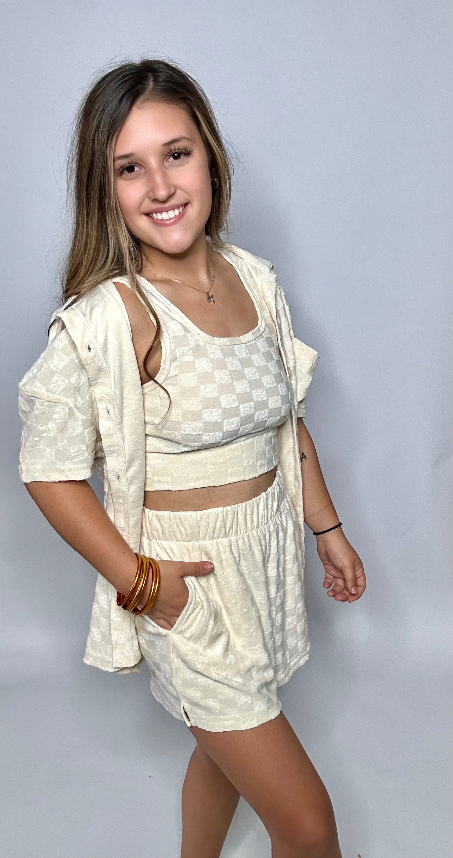 Checkered 3 Piece Set