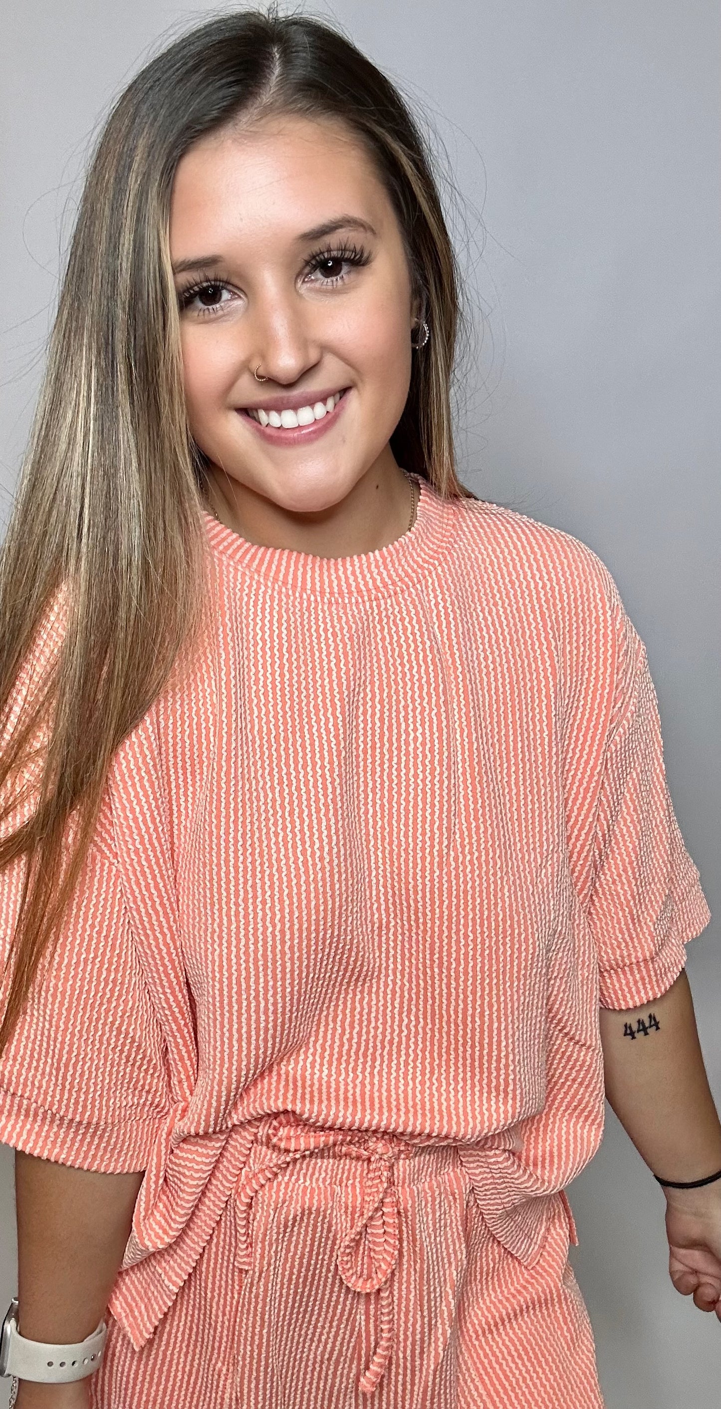 Feeling Peachy Ribbed Set