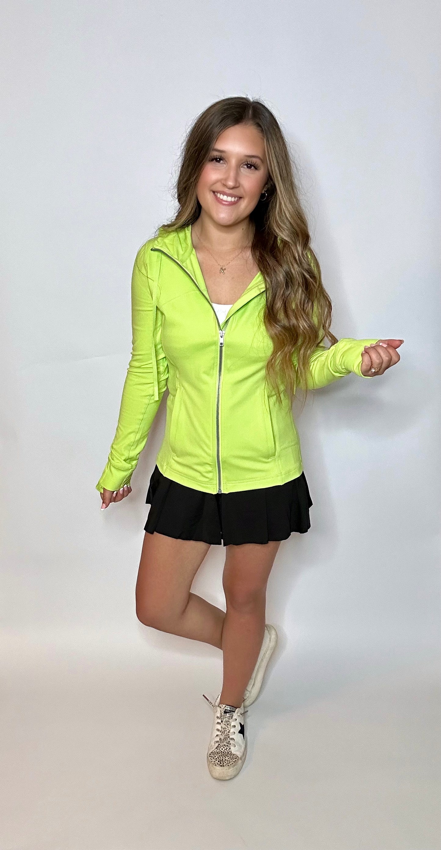 Lime Active Hooded Jacket
