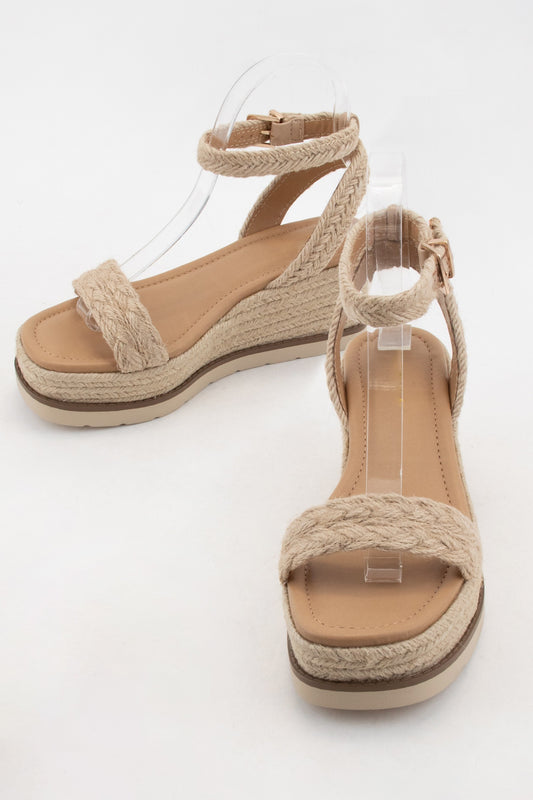 Jute Wedge Sandals