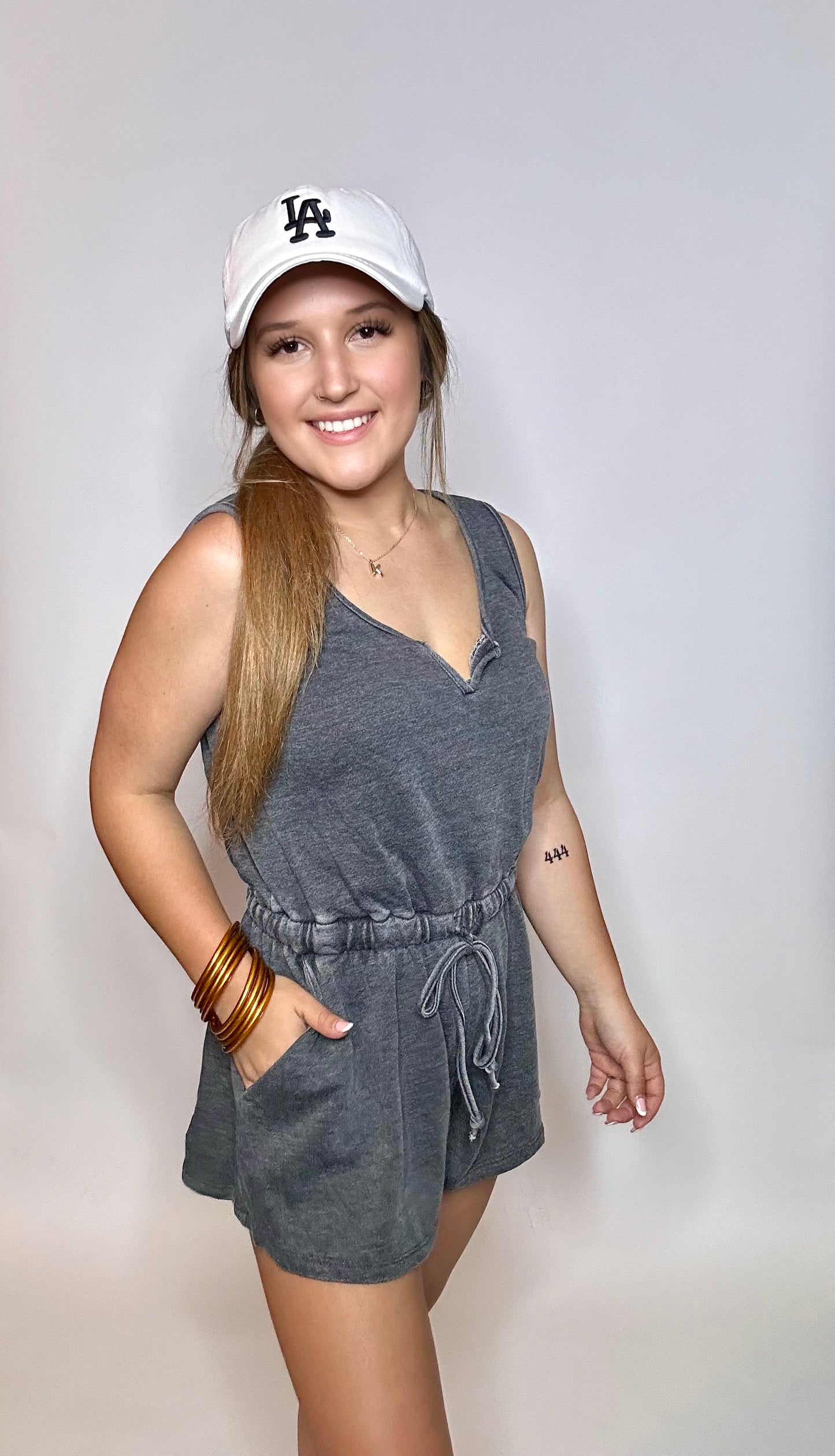 Ella Vintage Washed Romper