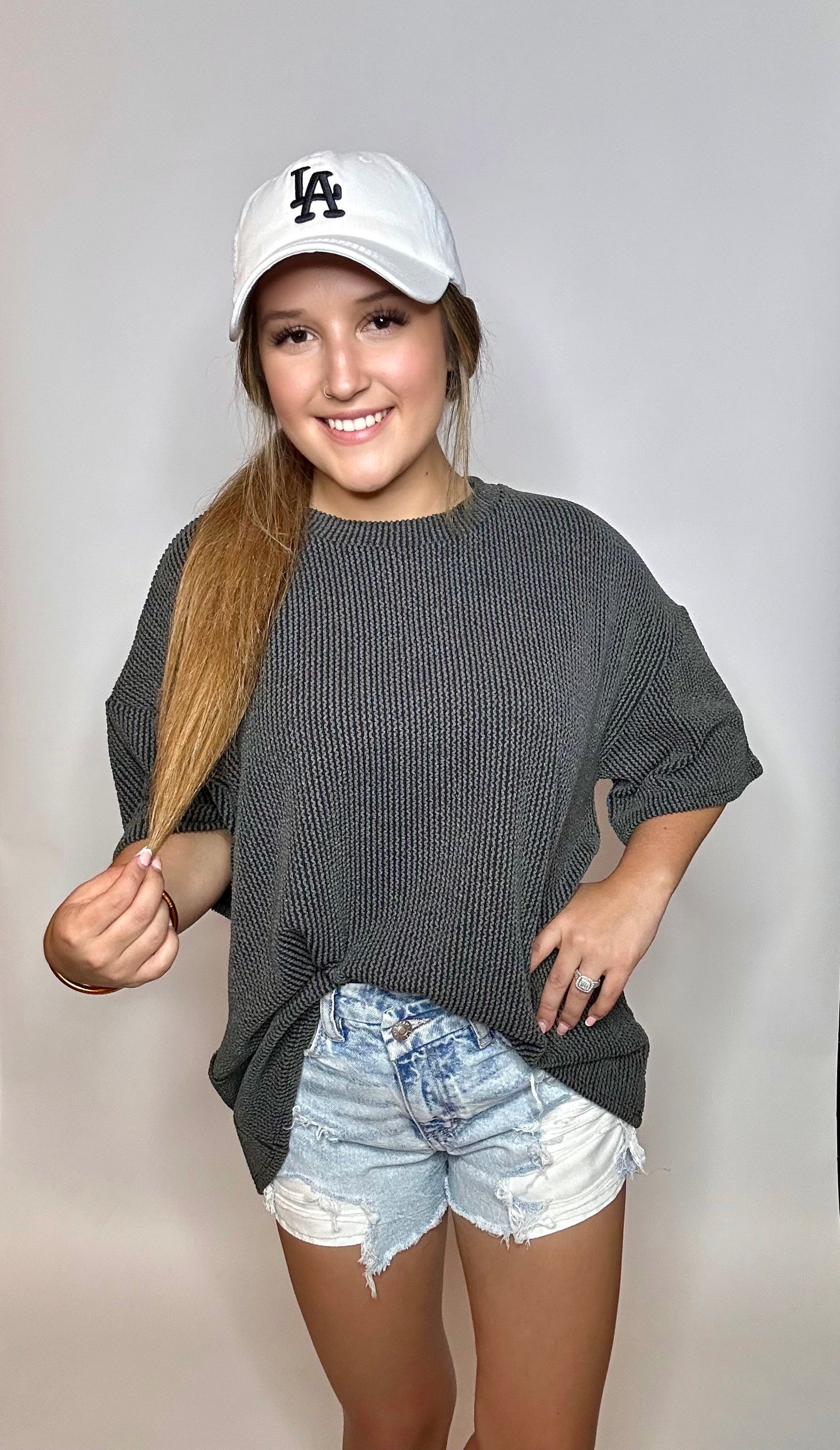 Ribbed Basic Tee