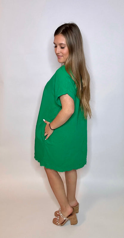 Bella Dress - GREEN