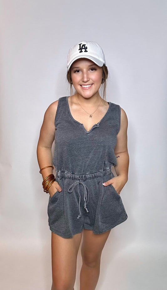 Ella Vintage Washed Romper
