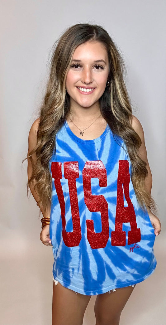 Glitter USA Tank