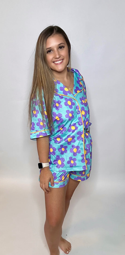 Floral PJ Set
